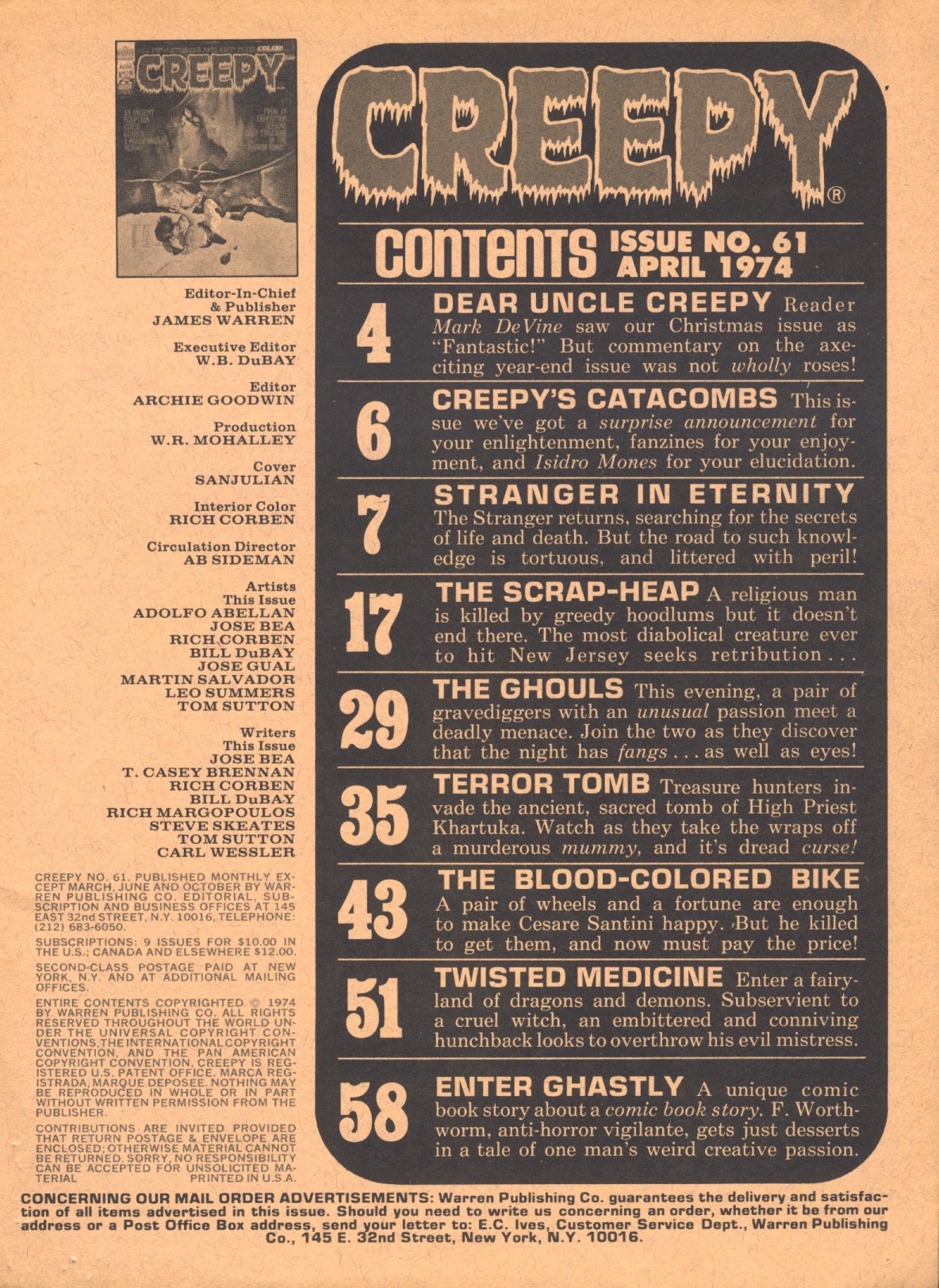 Creepy (1964) Issue #61 #61 - English 3