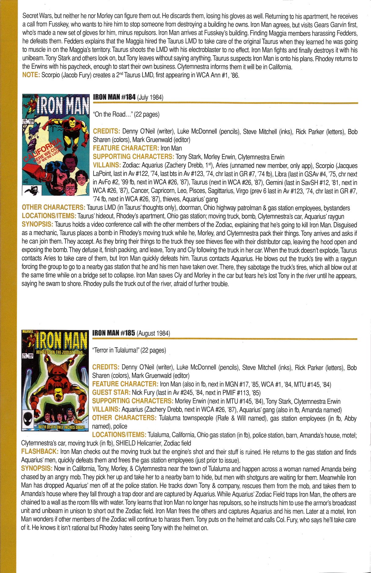 Read online Official Index to the Marvel Universe comic -  Issue #6 - 30