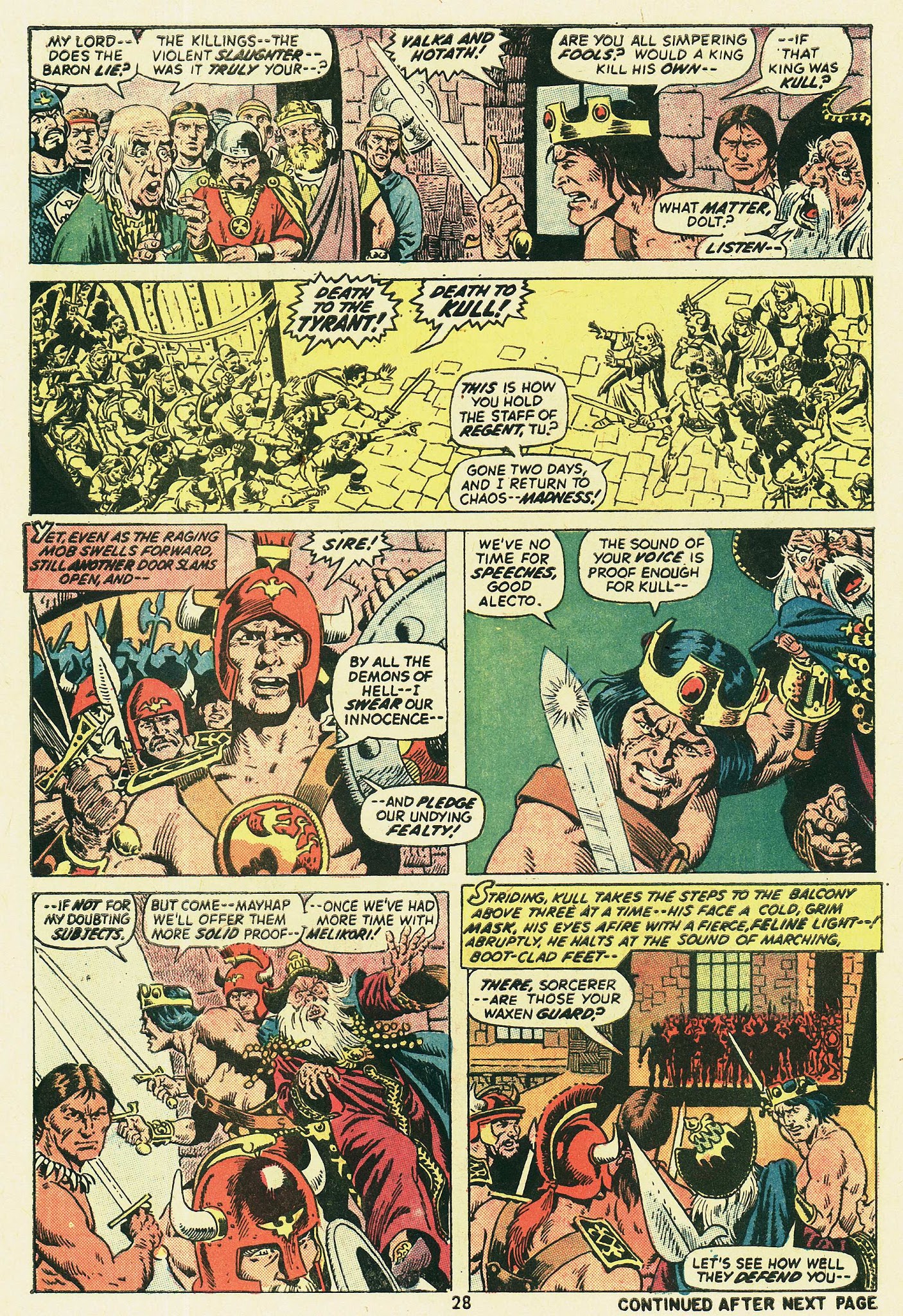 Read online Kull, the Conqueror (1971) comic -  Issue #4 - 19