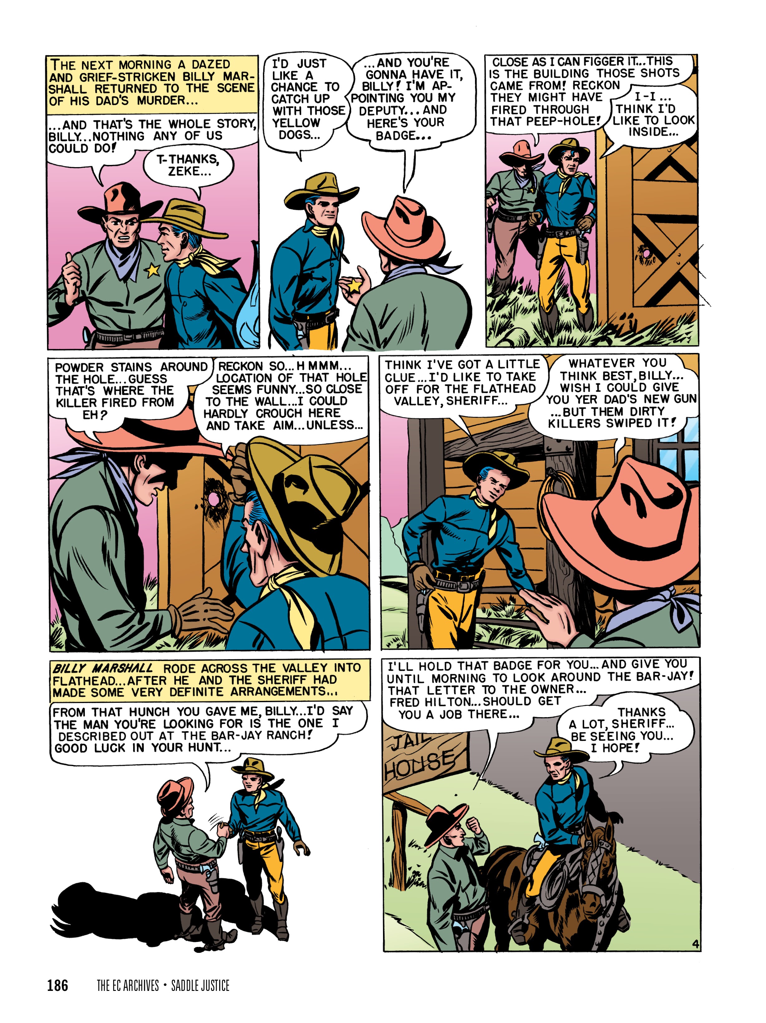 Read online The EC Archives: Saddle Justice comic -  Issue # TPB (Part 2) - 88