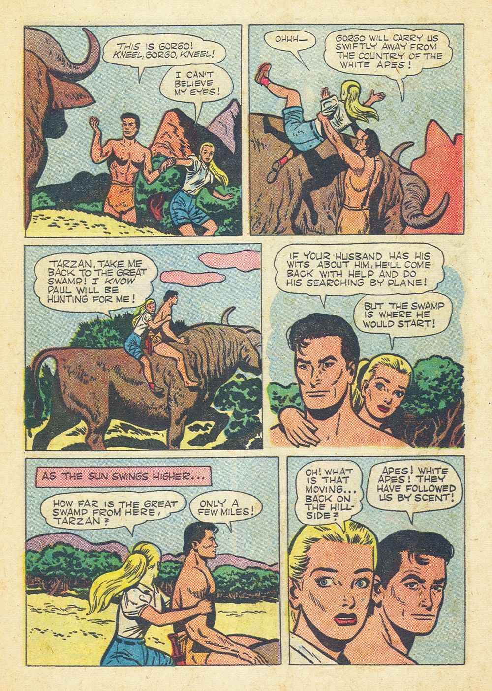 Read online Tarzan (1948) comic -  Issue #58 - 16