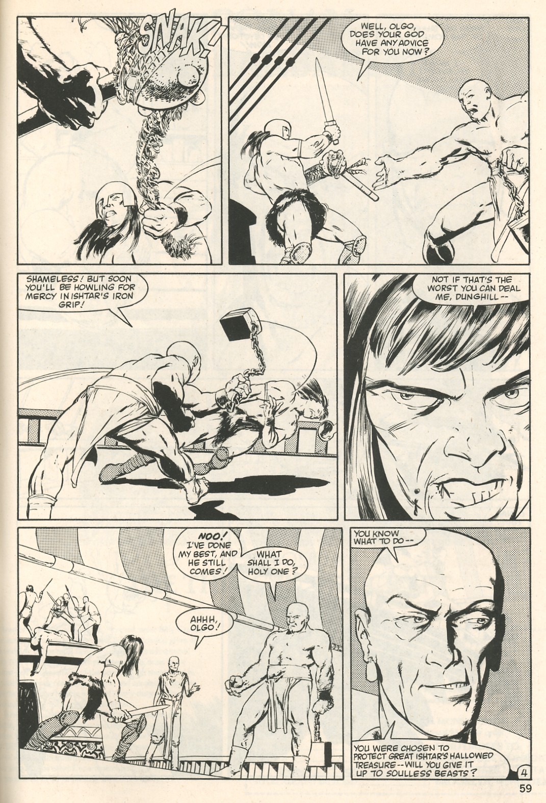 Read online The Savage Sword Of Conan comic -  Issue #107 - 59