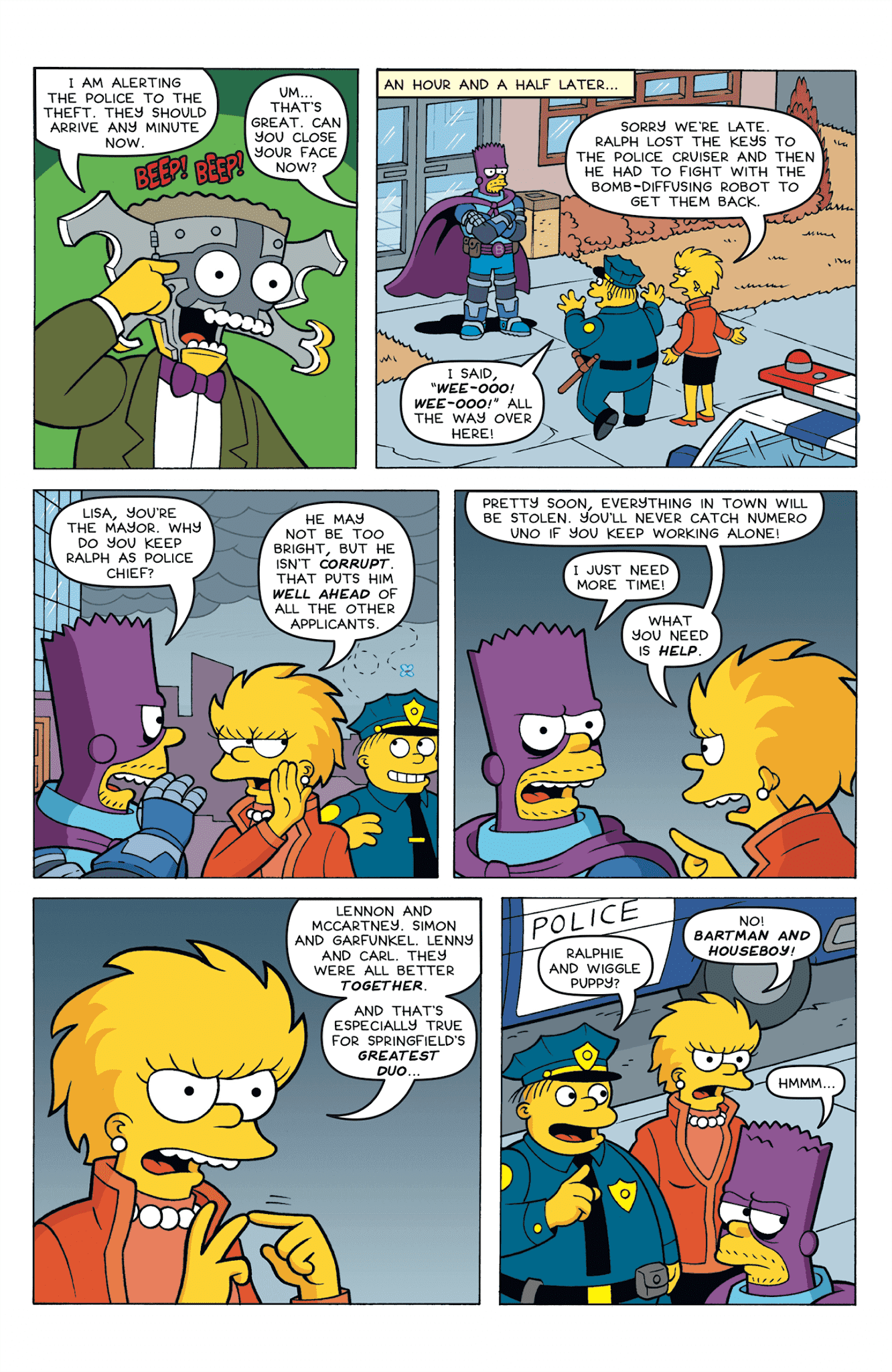 Read online Simpsons One-Shot Wonders: Bartman Spectacularly Super Secret Saga comic -  Issue #2 - 5