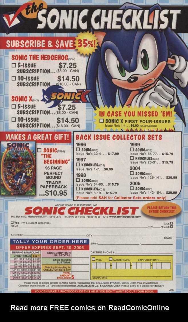 Read online Sonic X comic -  Issue #11 - 33