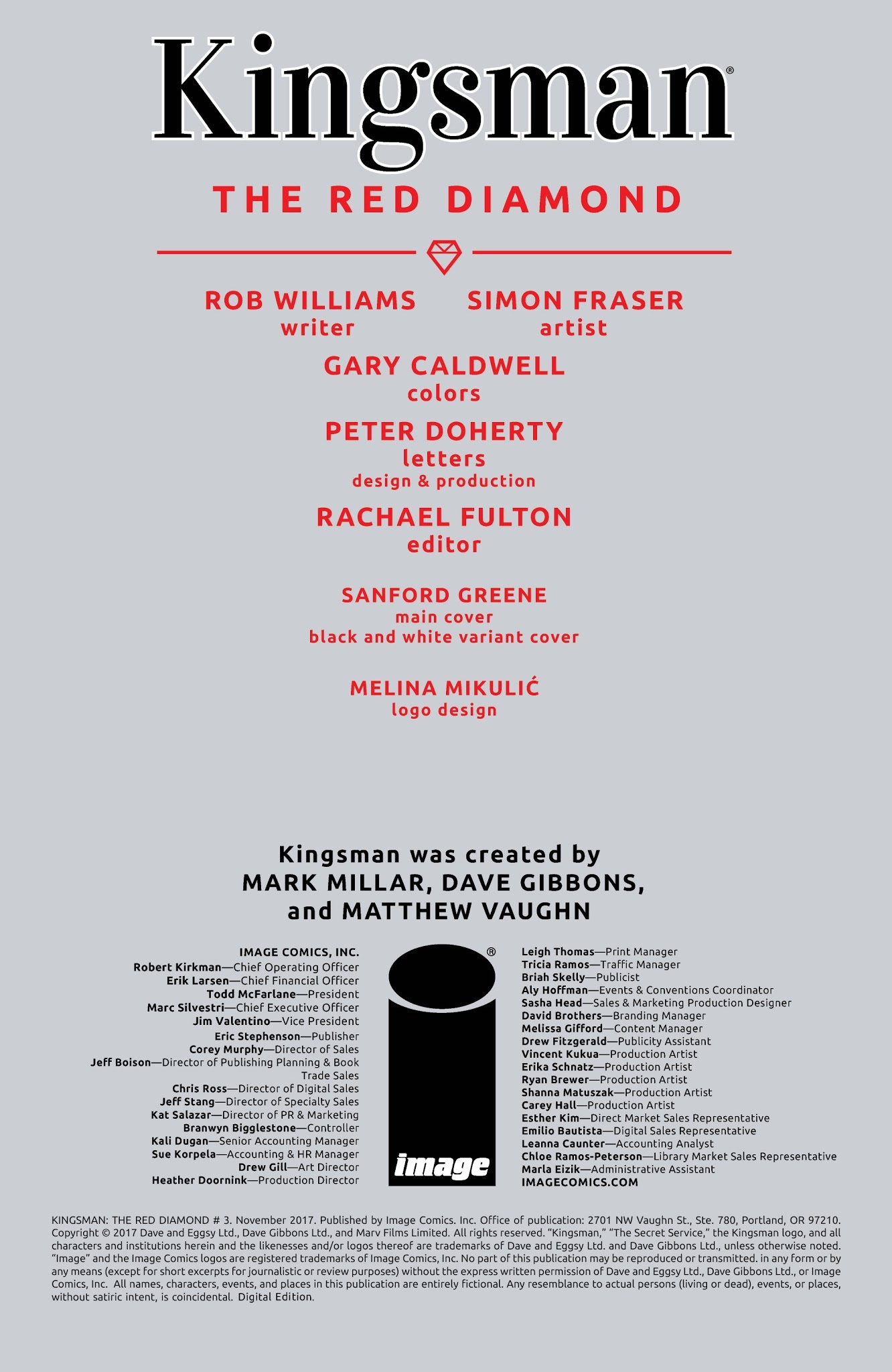 Read online Kingsman: The Red Diamond comic -  Issue #3 - 2