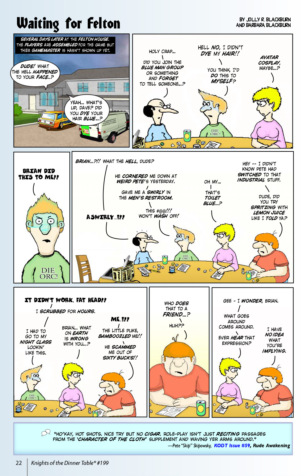 Read online Knights of the Dinner Table comic -  Issue #199 - 24