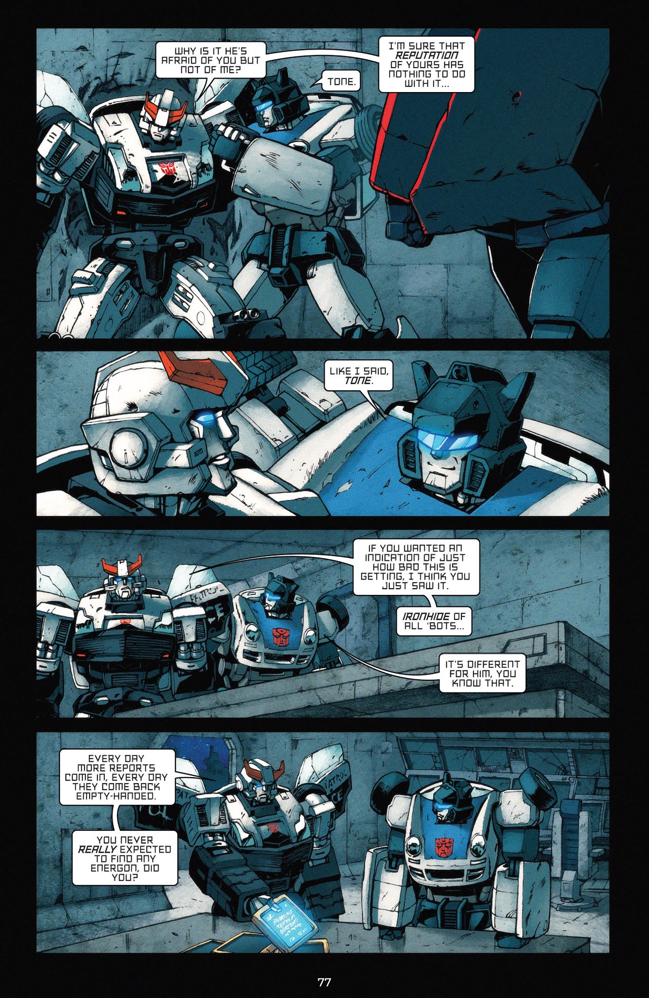 Read online Transformers: The IDW Collection comic -  Issue # TPB 5 (Part 1) - 78