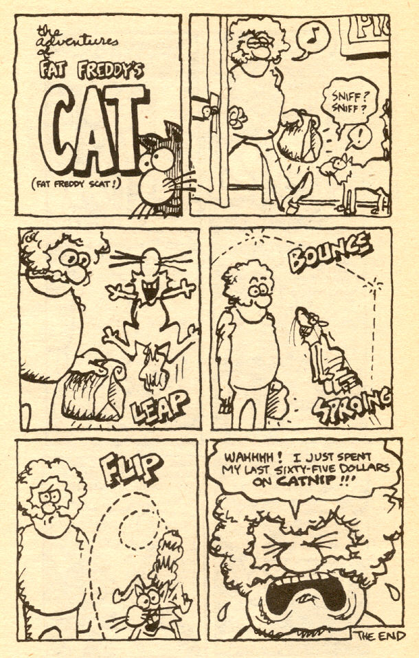 Read online Adventures of Fat Freddy's Cat comic -  Issue #1 - 36