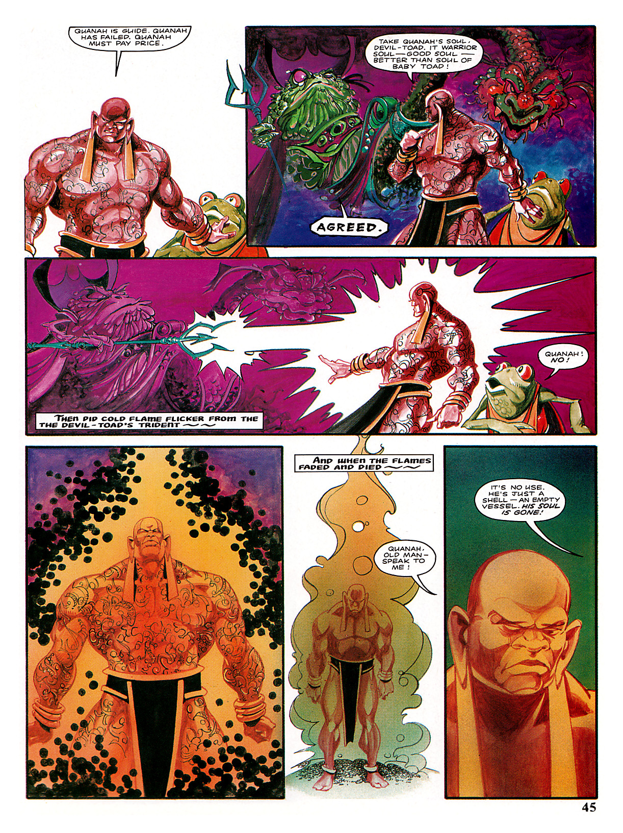 Read online Marvel Graphic Novel comic -  Issue #3 - The Chronicles of Genghis Grimtoad - 45