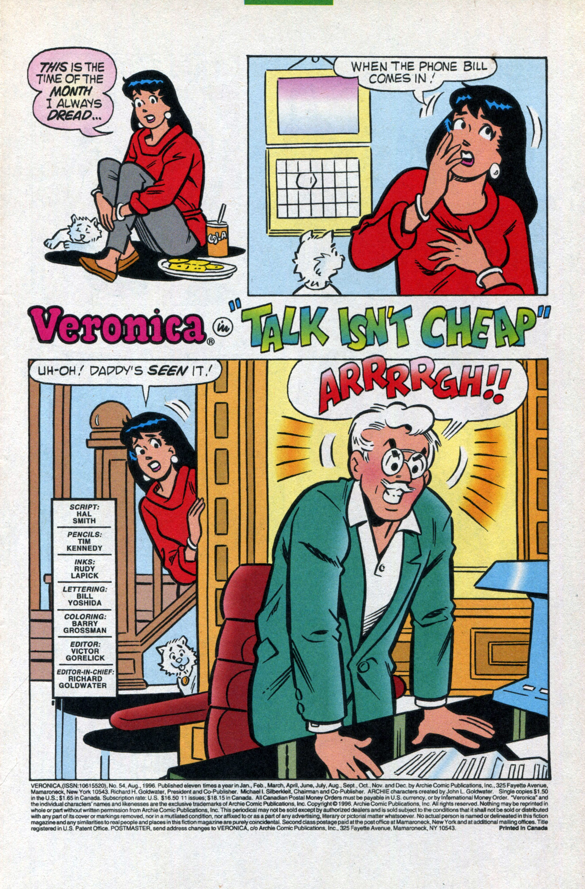 Read online Veronica comic -  Issue #54 - 3