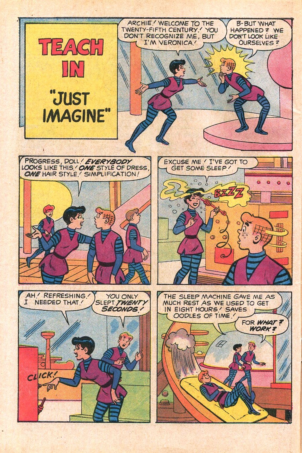 Read online Archie's TV Laugh-Out comic -  Issue #9 - 10
