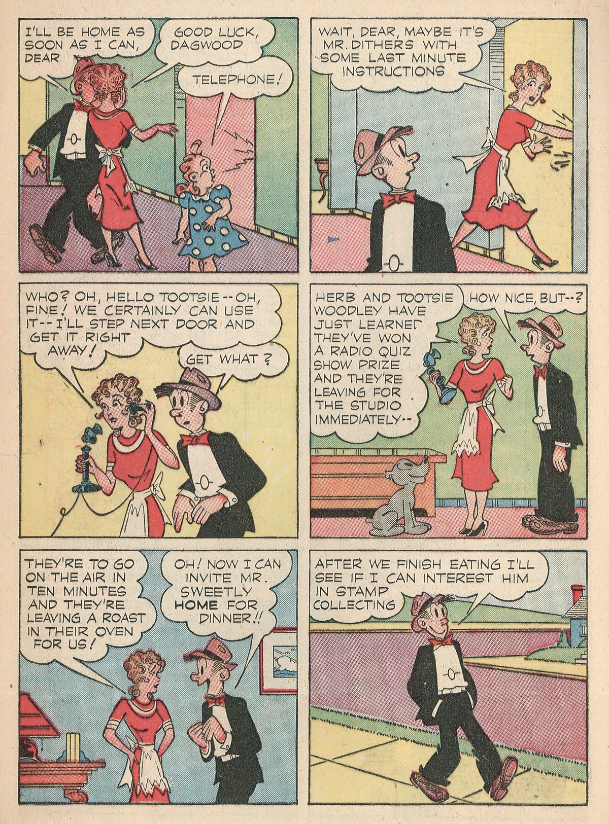 Read online Blondie Comics (1947) comic -  Issue #11 - 6