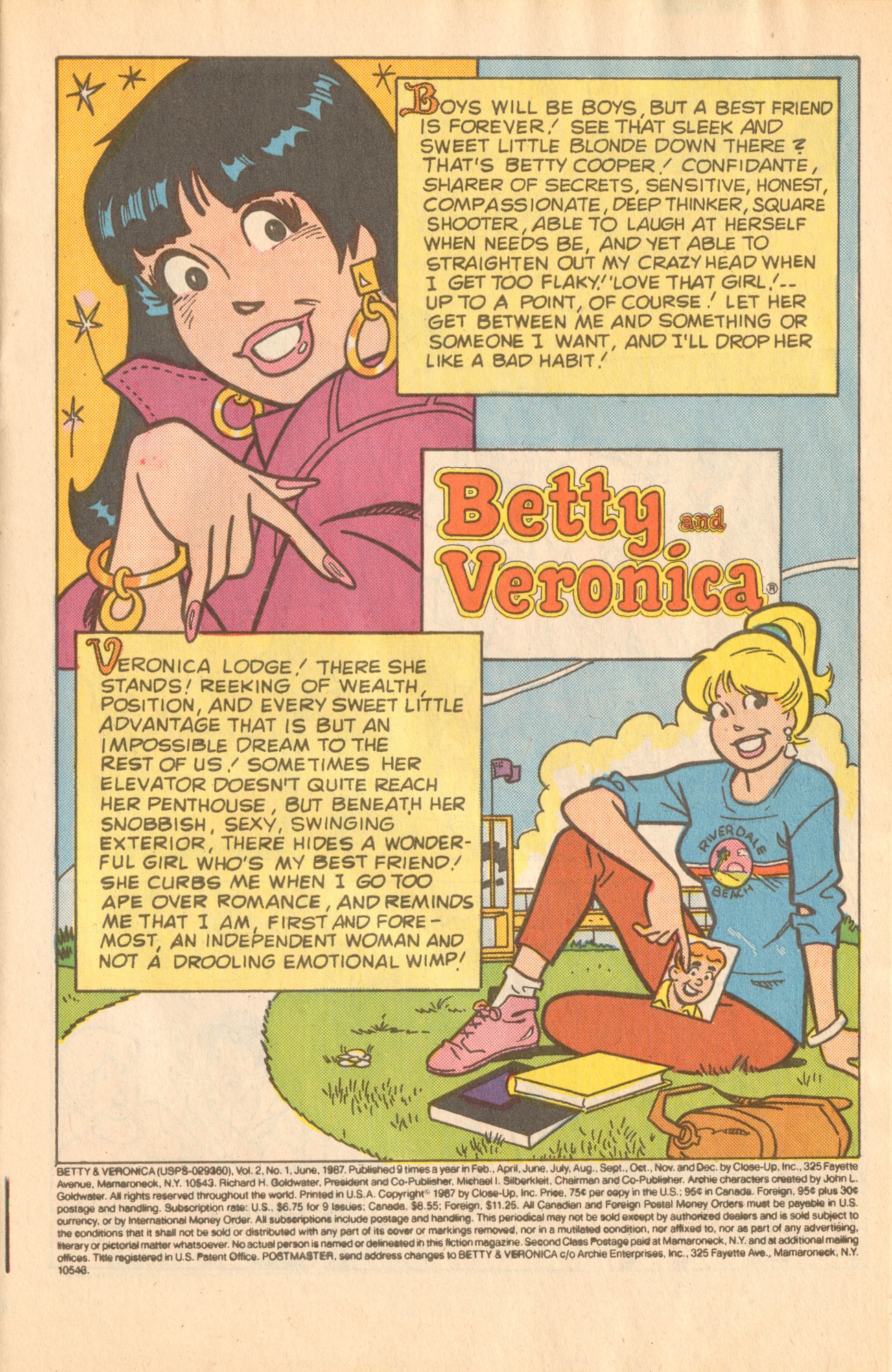 Read online Betty and Veronica (1987) comic -  Issue #1 - 3