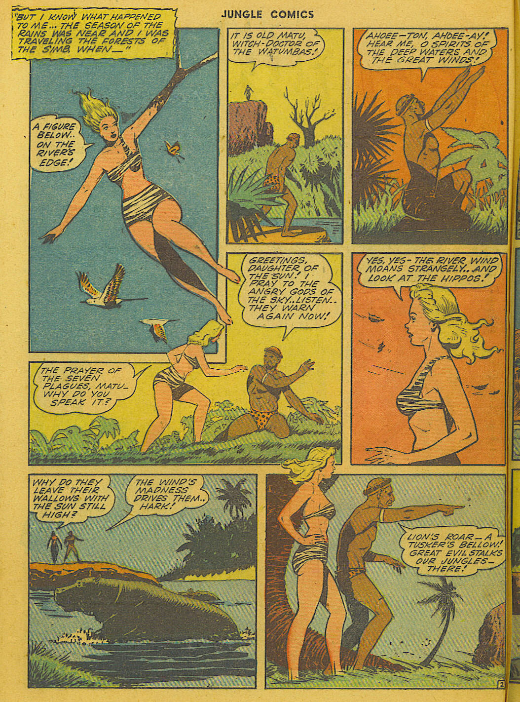 Read online Jungle Comics comic -  Issue #50 - 50