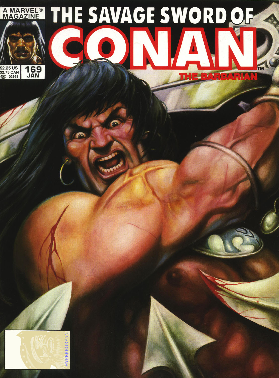 Read online The Savage Sword Of Conan comic -  Issue #169 - 1