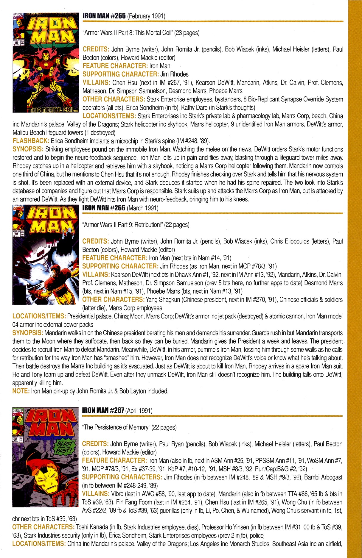 Read online Official Index to the Marvel Universe comic -  Issue #8 - 27