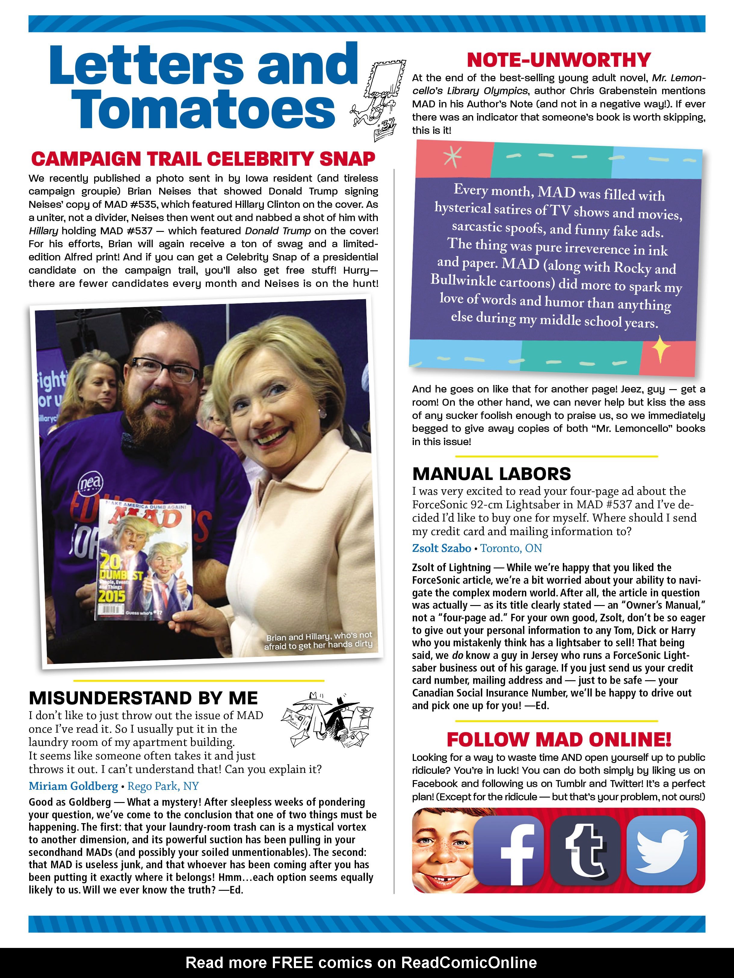 Read online MAD comic -  Issue #539 - 67