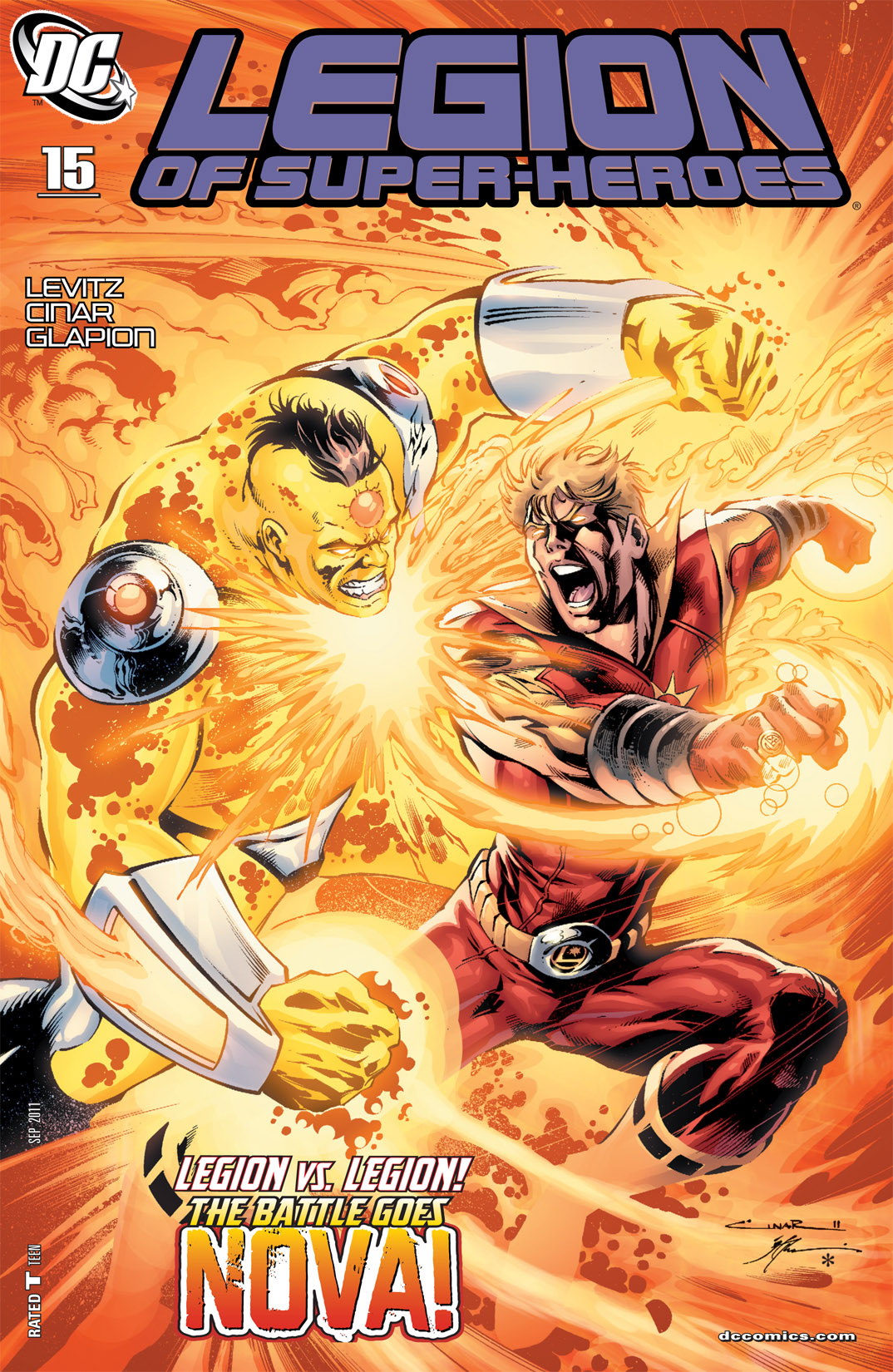 Read online Legion of Super-Heroes (2010) comic -  Issue #15 - 1