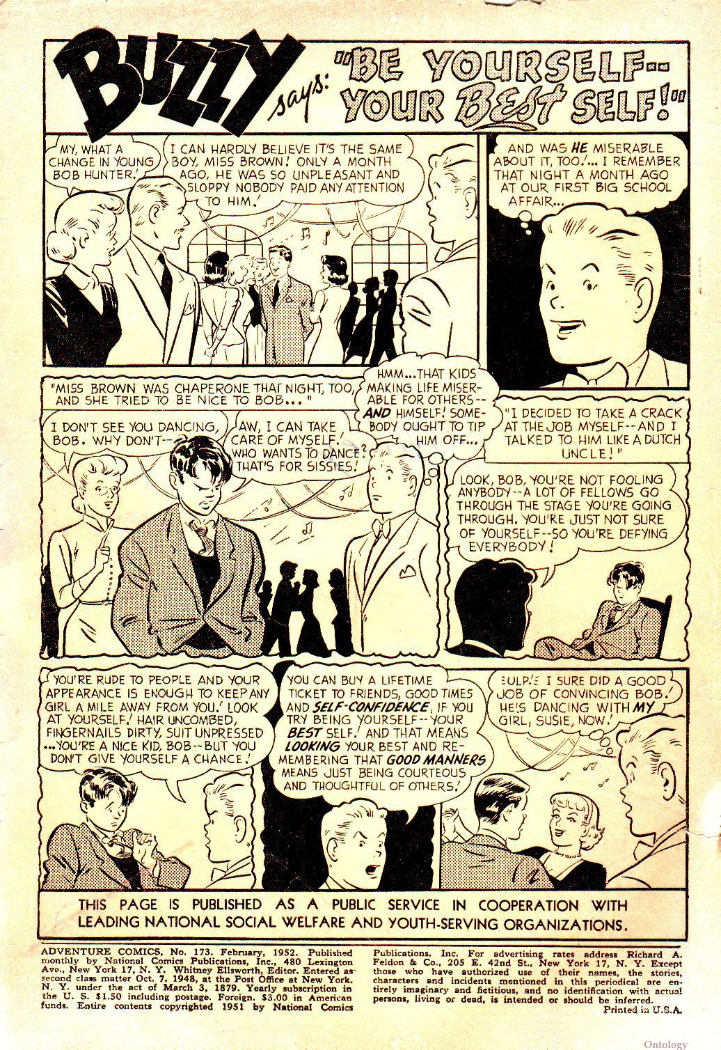 Adventure Comics (1938) issue 173 - Page 2