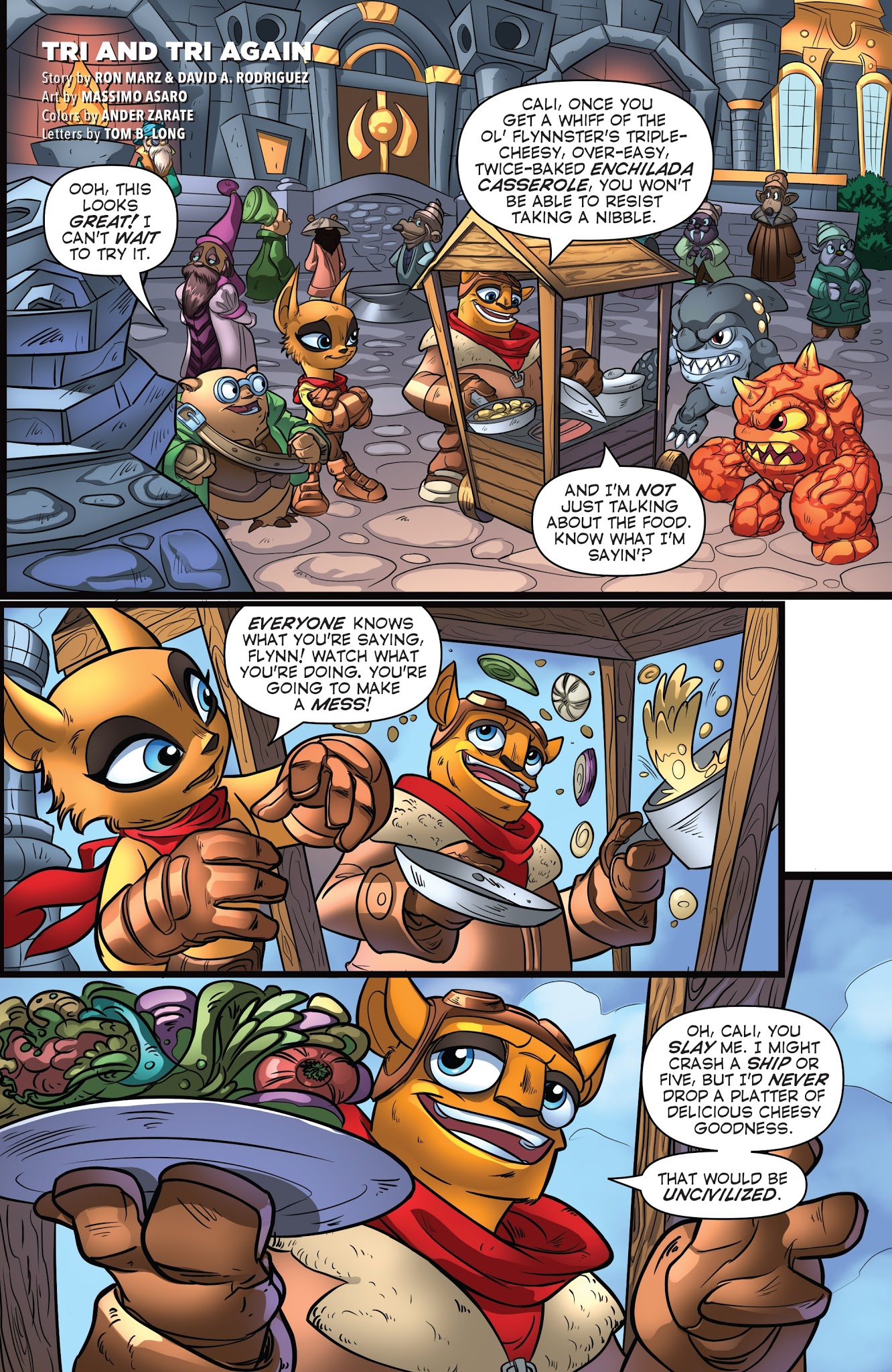 Read online Skylanders Quarterly-Spyro & Friends: Goldslinger comic -  Issue # Full - 19