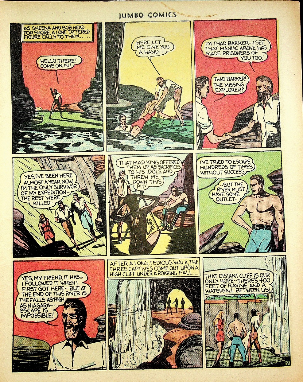 Read online Jumbo Comics comic -  Issue #9 - 9