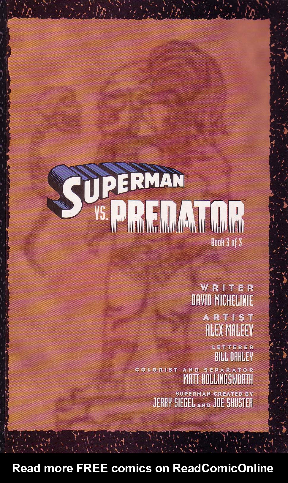 Read online Superman vs. Predator comic -  Issue #3 - 3