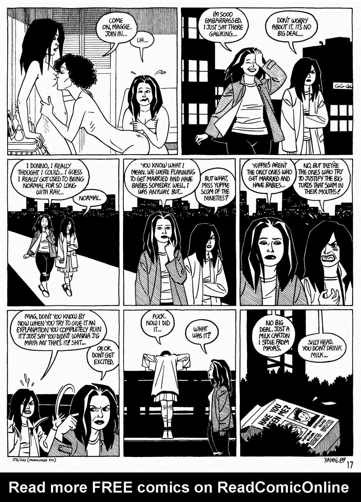 Read online Love and Rockets (1982) comic -  Issue #32 - 19