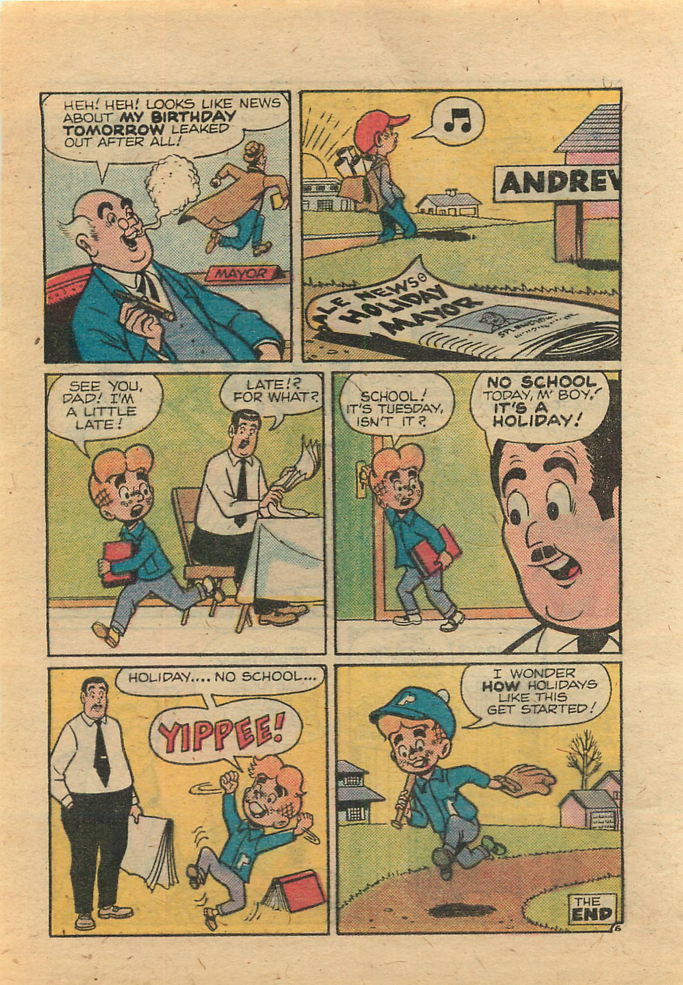 Read online Little Archie Comics Digest Magazine comic -  Issue #3 - 56