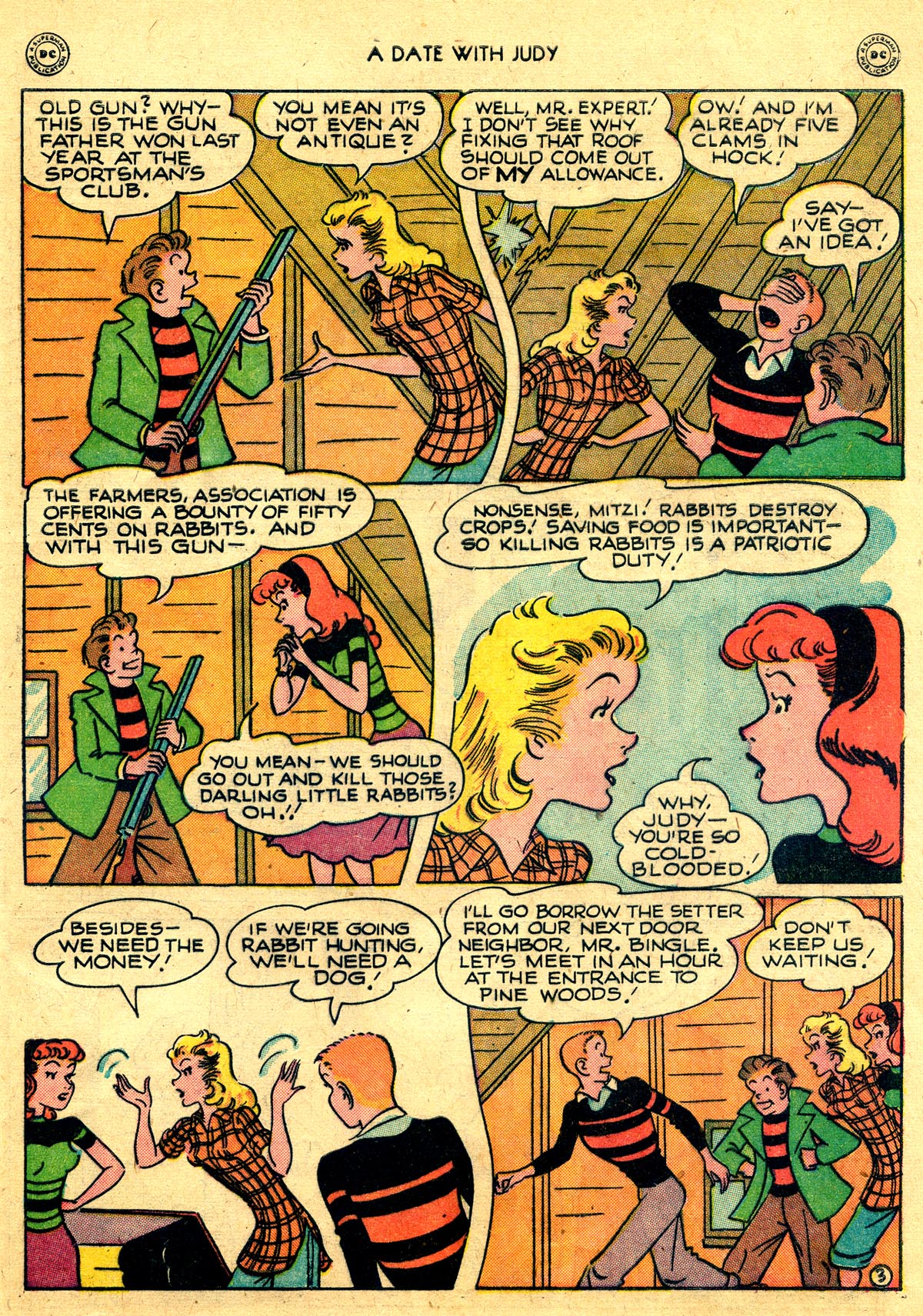 Read online A Date with Judy comic -  Issue #4 - 43