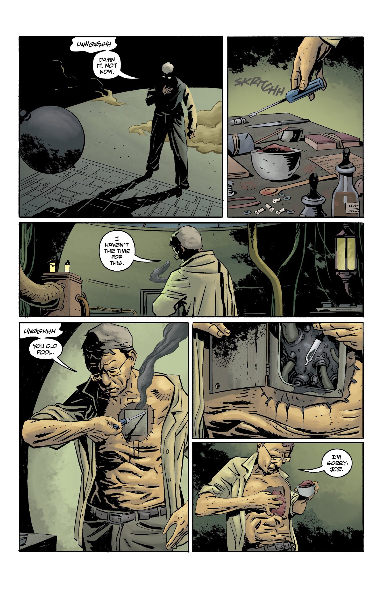 Read online Joe Golem: The Drowning City comic -  Issue #4 - 5
