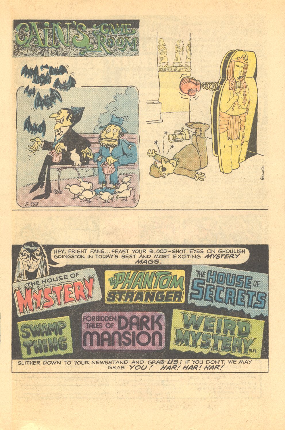 Read online House of Mystery (1951) comic -  Issue #208 - 31