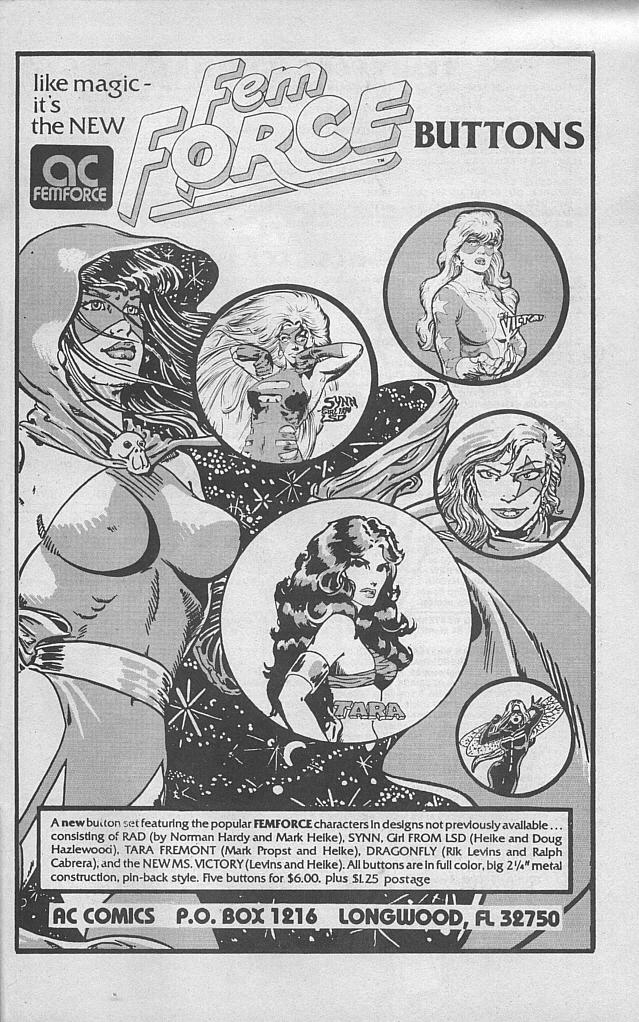 Read online Femforce comic -  Issue #37 - 41