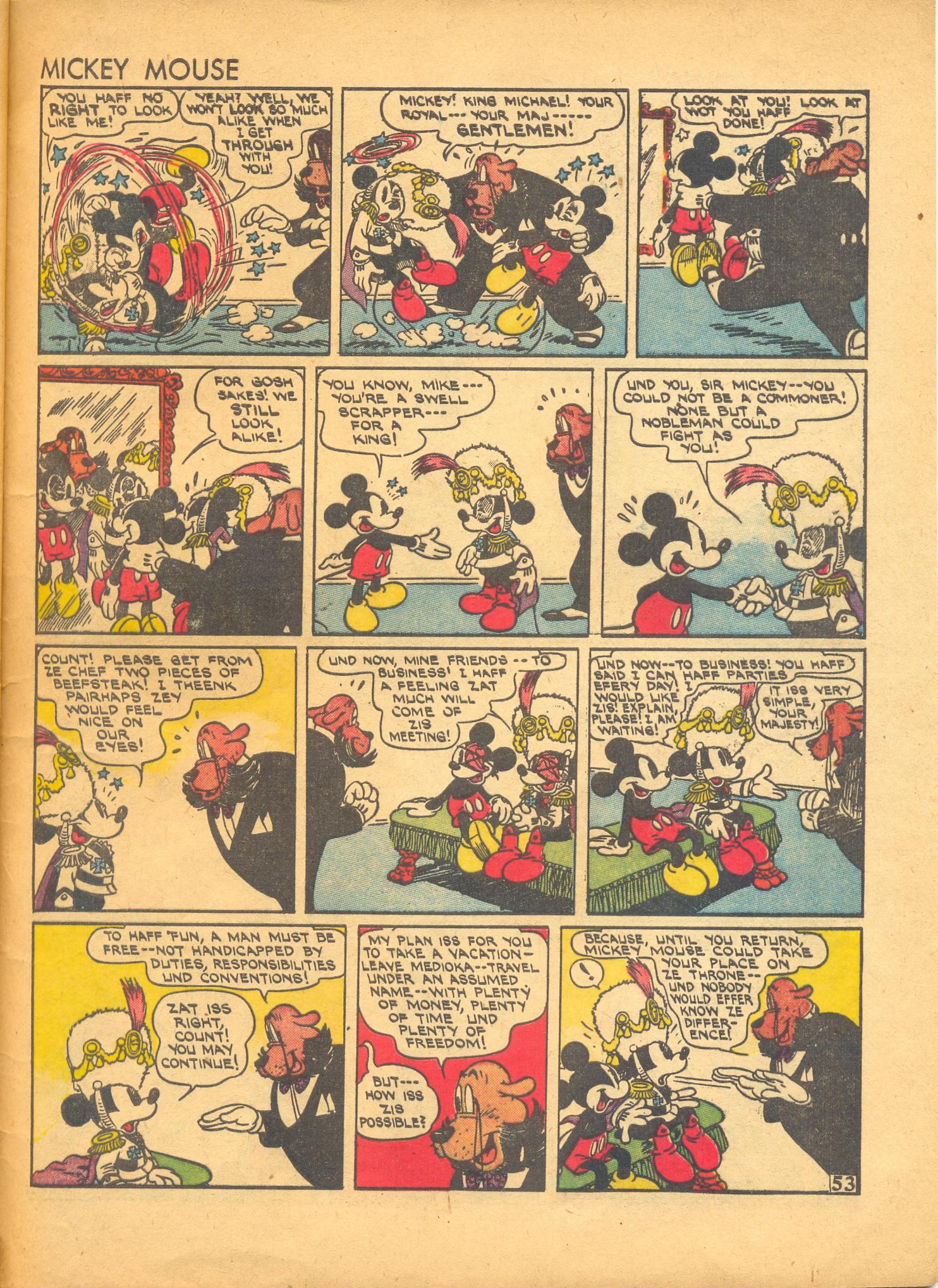 Read online Walt Disney's Comics and Stories comic -  Issue #6 - 55