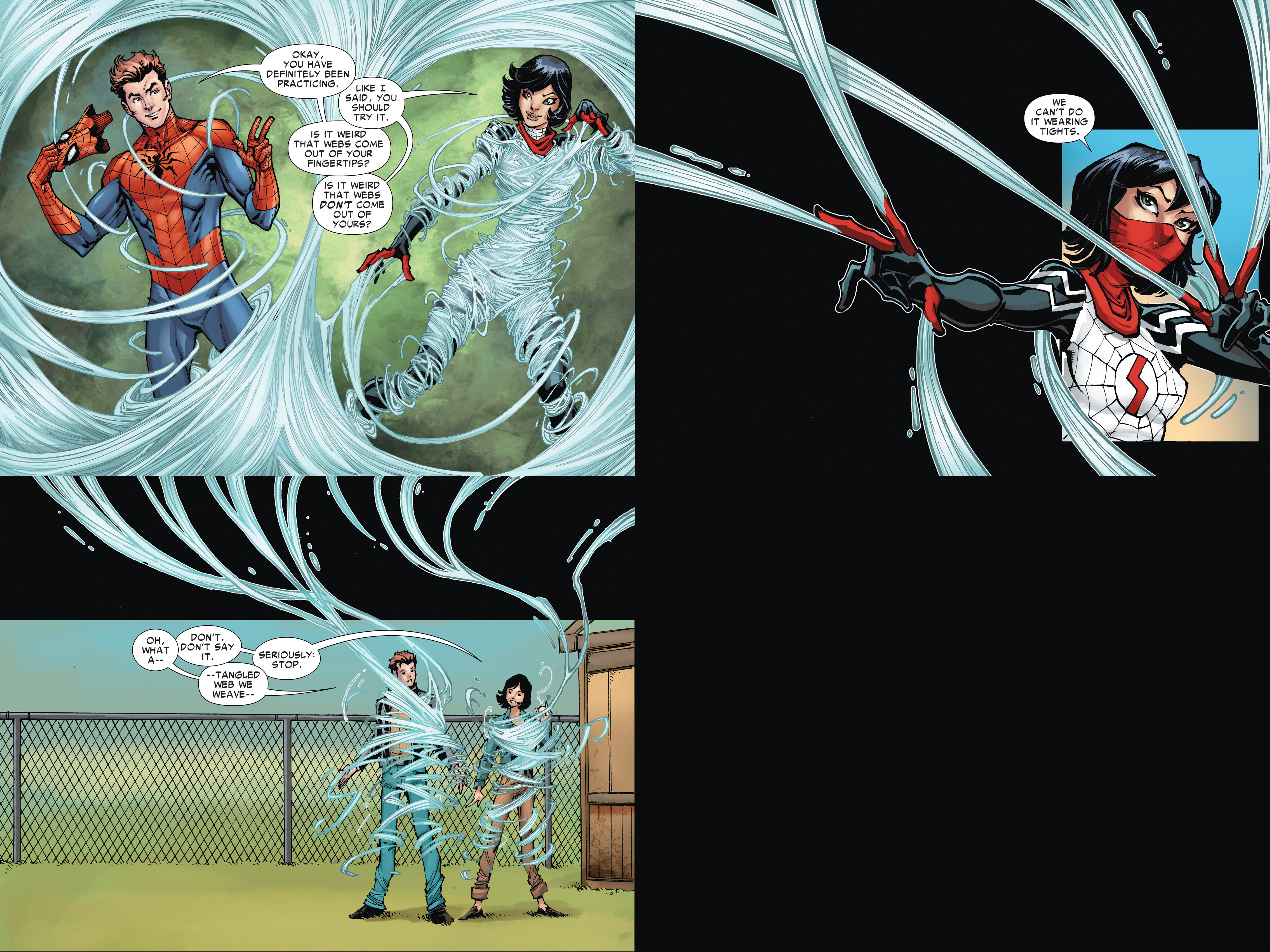 Read online The Amazing Spider-Man & Silk: The Spider(fly) Effect (Infinite Comics) comic -  Issue #1 - 50