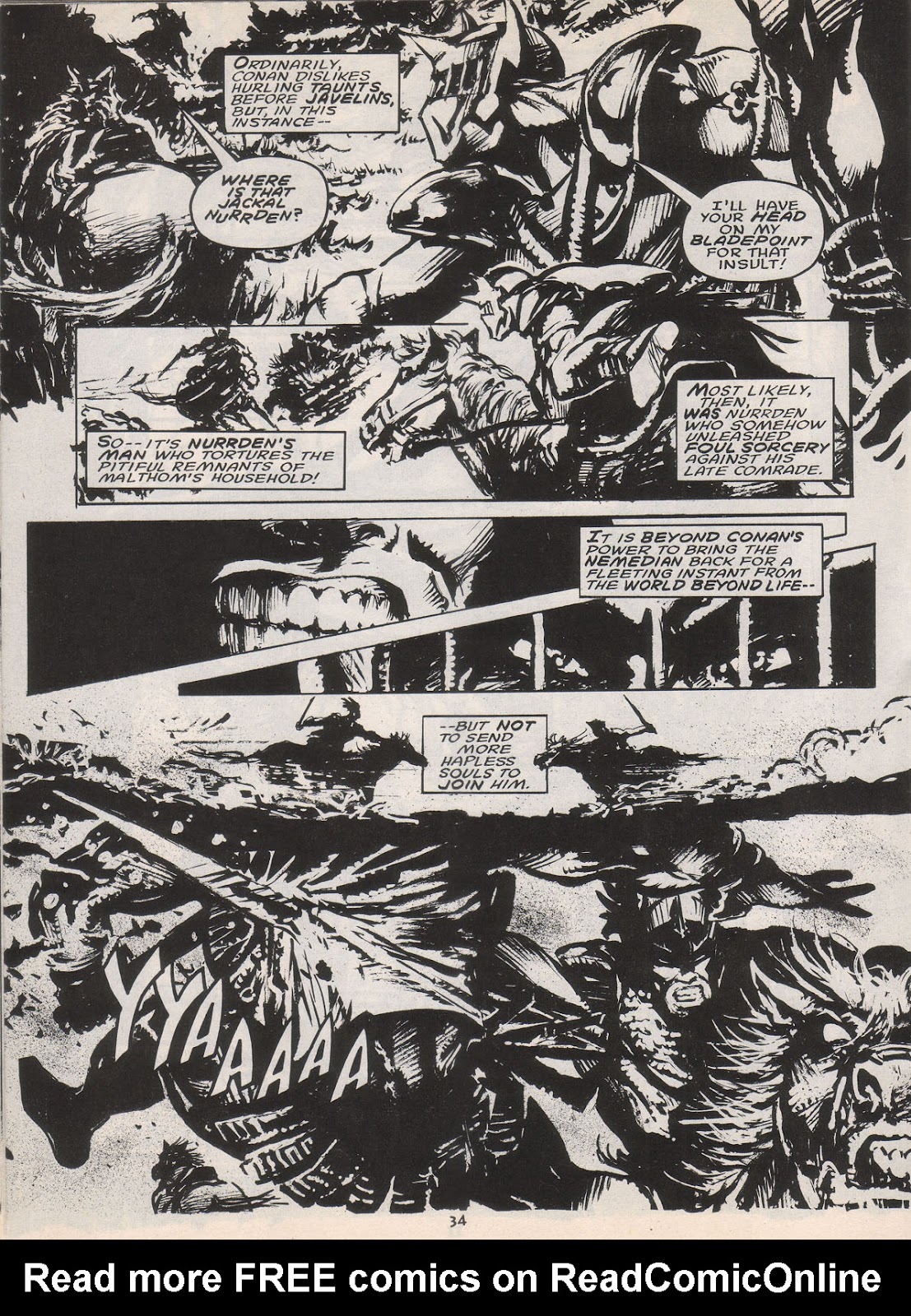 The Savage Sword Of Conan issue 222 - Page 35
