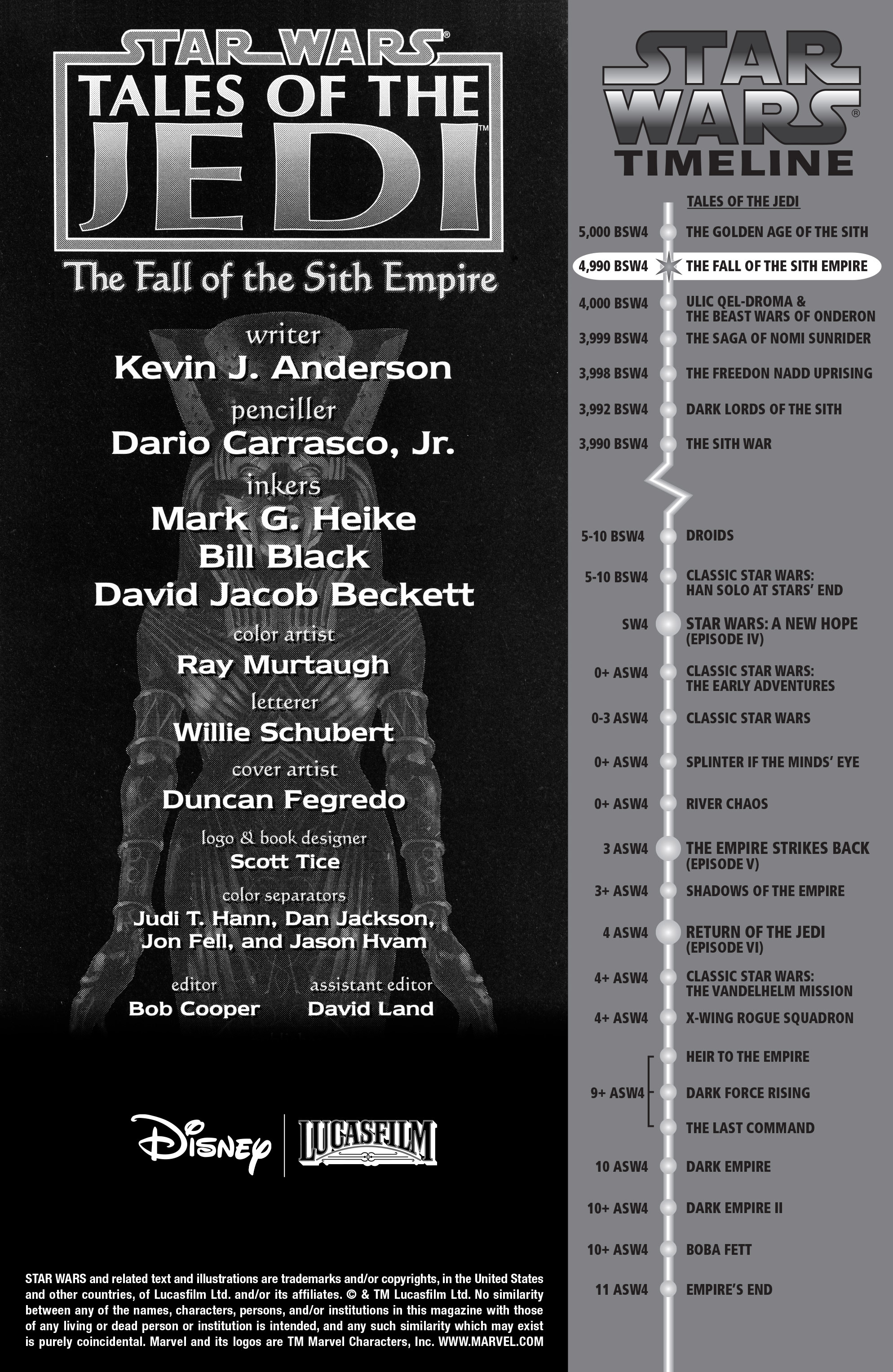 Read online Star Wars: Tales of the Jedi - The Fall of the Sith Empire comic -  Issue #3 - 2