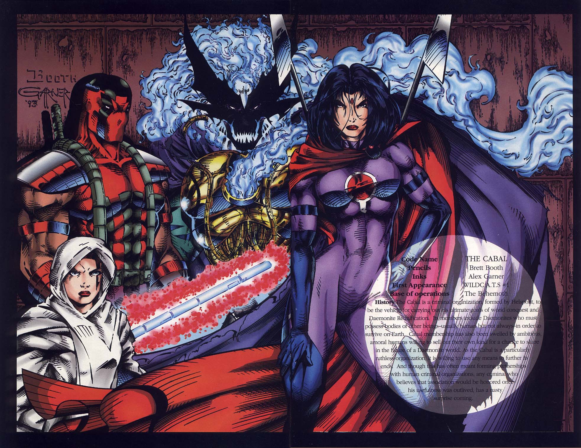 Read online WildC.A.T.s Sourcebook comic -  Issue #1 - 5