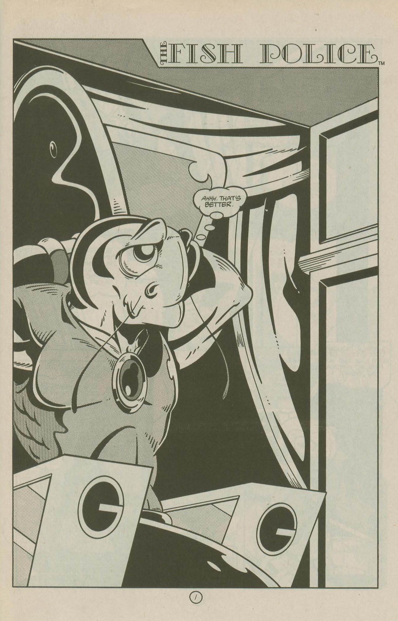 Read online The Fish Police comic -  Issue #23 - 3