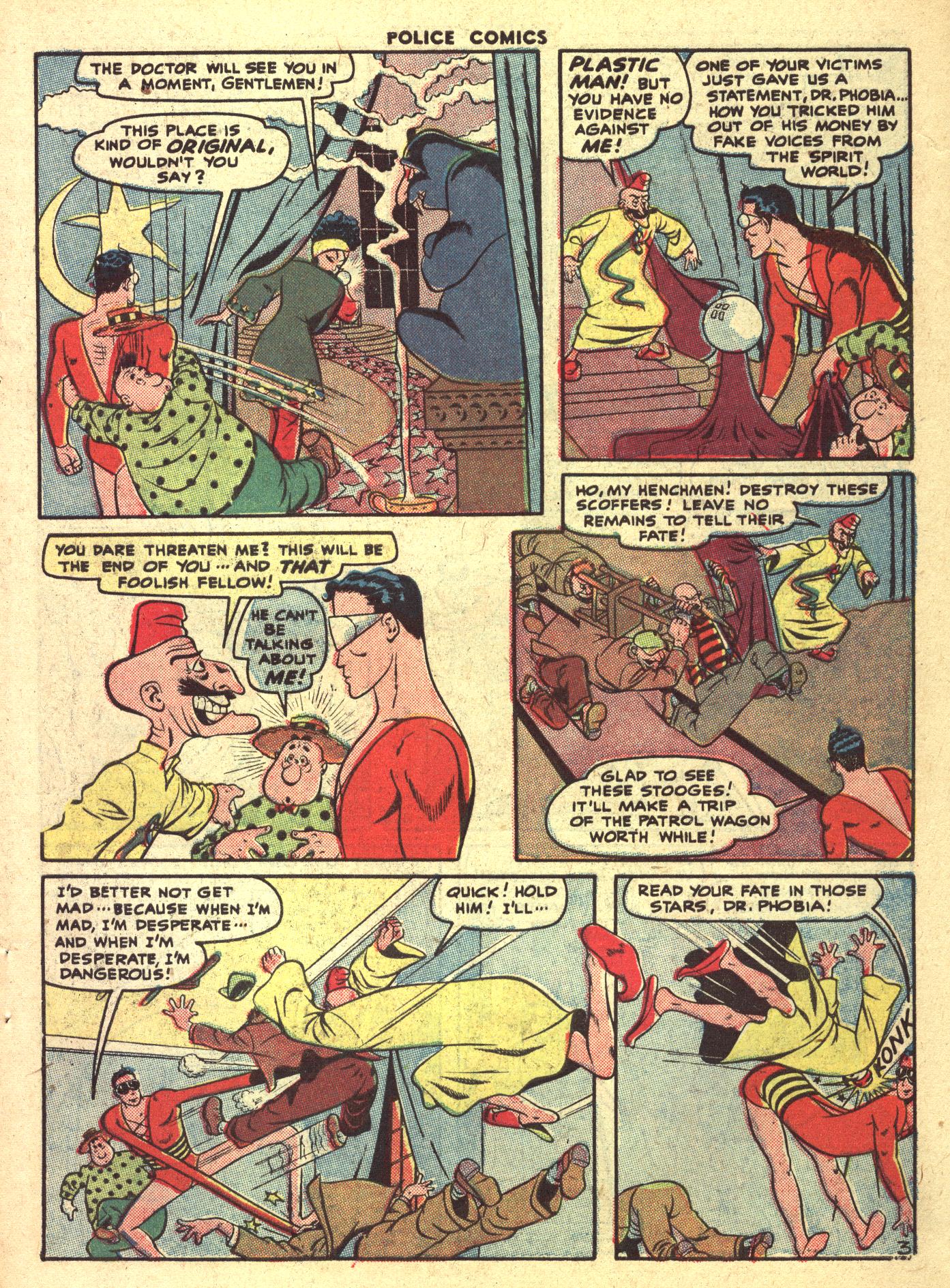 Read online Police Comics comic -  Issue #65 - 5