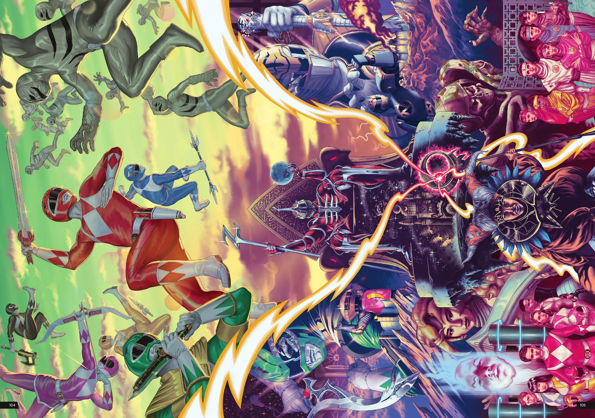 Read online Saban's Power Rangers Artist Tribute comic -  Issue # TPB - 96