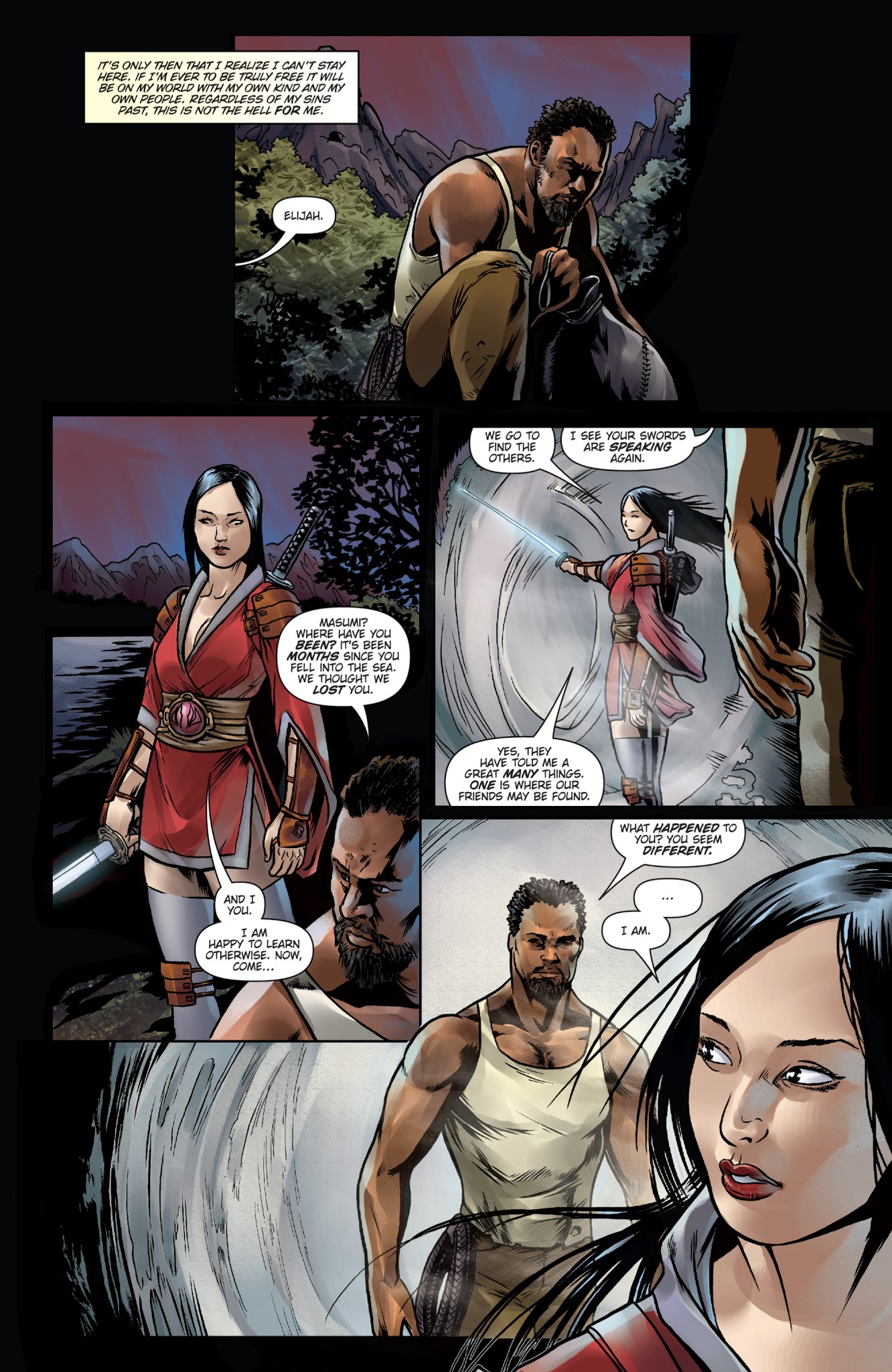 Read online Grimm Fairy Tales presents Hunters: The Shadowlands comic -  Issue # TPB - 21