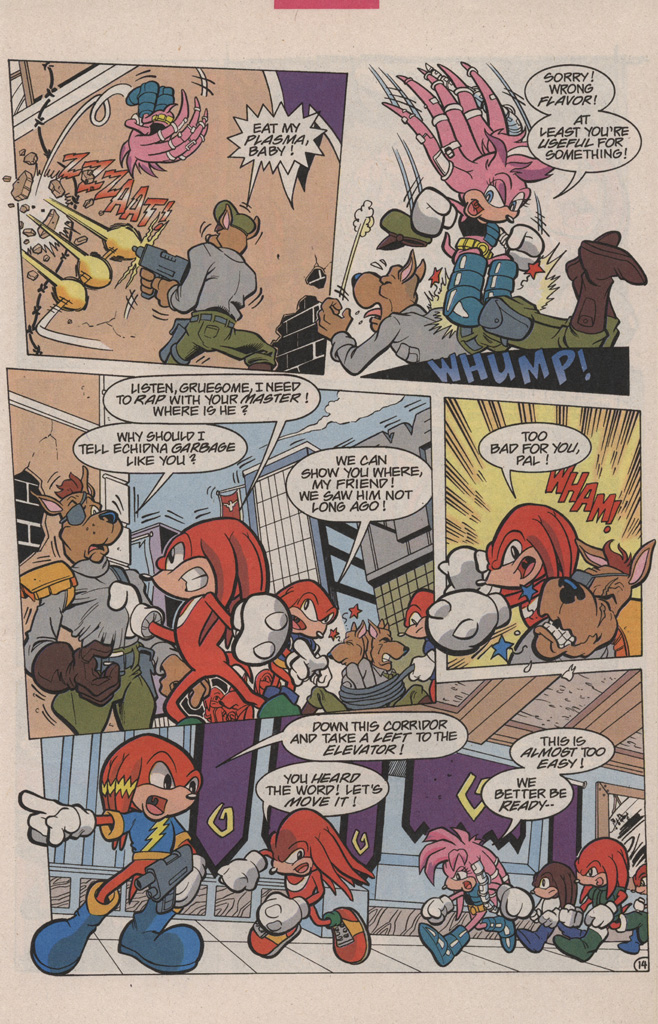 Read online Knuckles the Echidna comic -  Issue #6 - 21