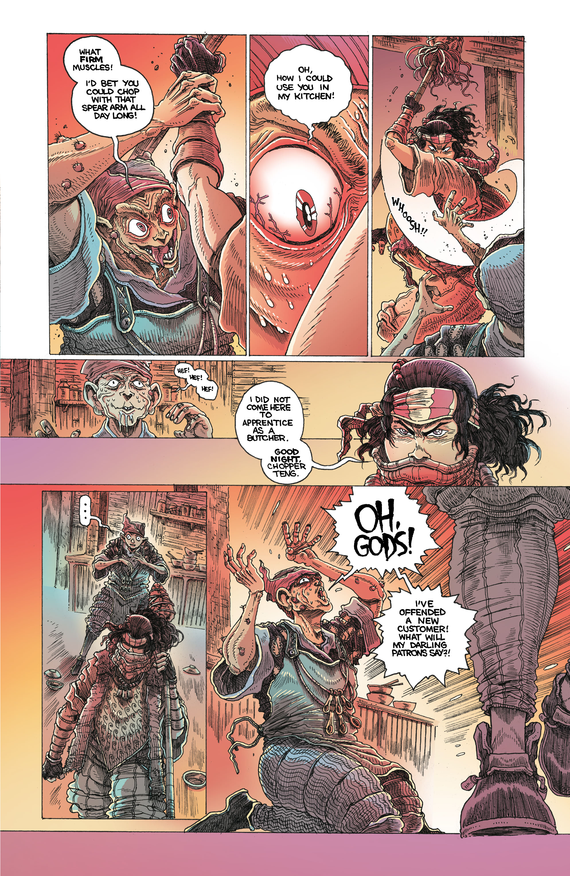 Read online Orphan and the Five Beasts comic -  Issue #3 - 17