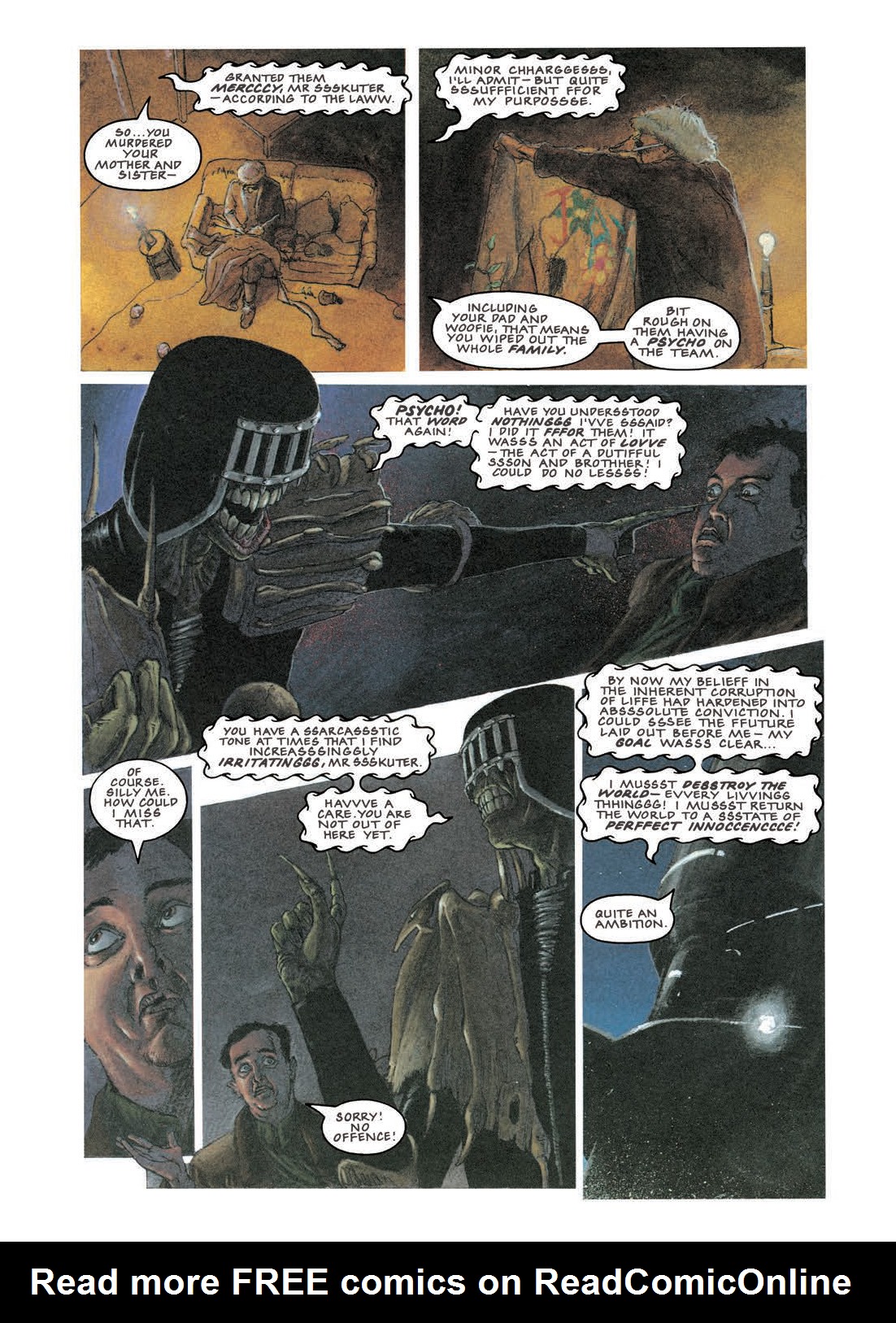Read online Judge Death comic -  Issue # TPB Young Death - Boyhood of a Superfiend - 60