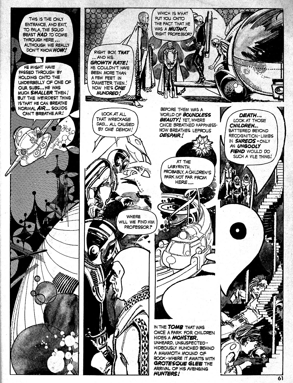 Read online Nightmare (1970) comic -  Issue #7 - 61