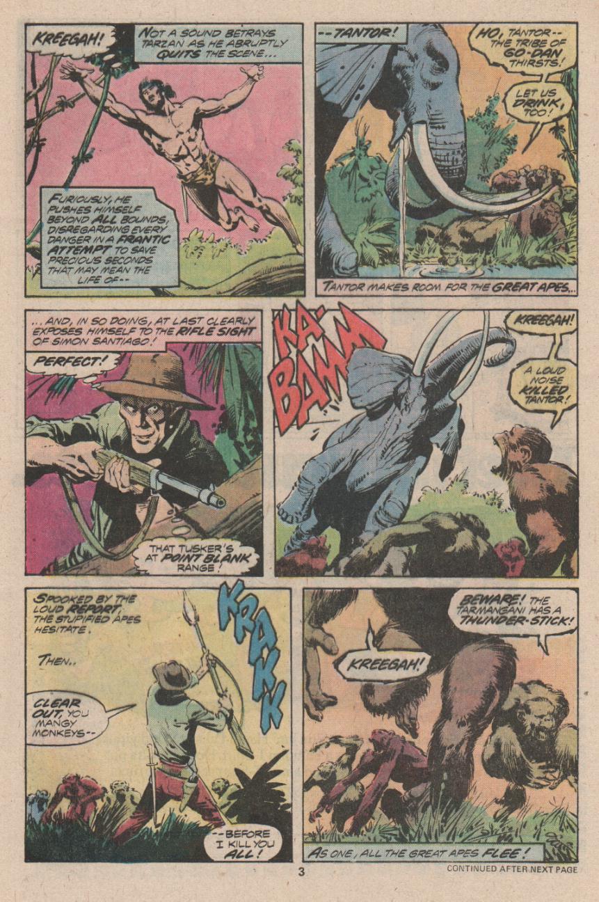 Read online Tarzan (1977) comic -  Issue #16 - 4