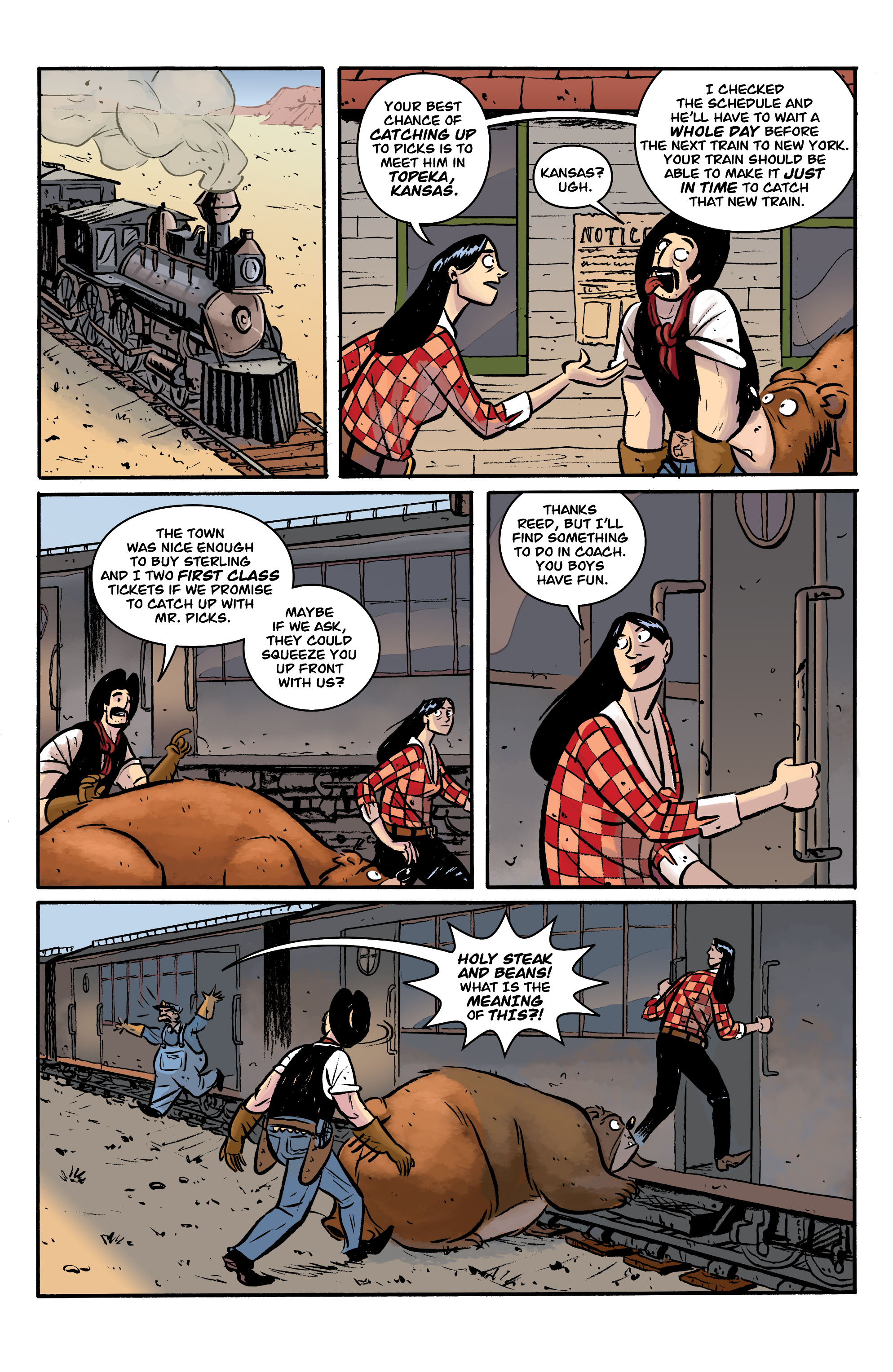 Read online Reed Gunther comic -  Issue #3 - 6