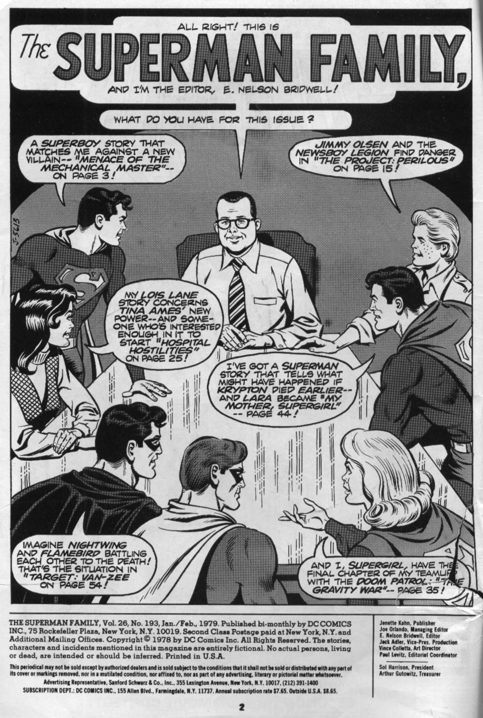 Read online The Superman Family comic -  Issue #193 - 2