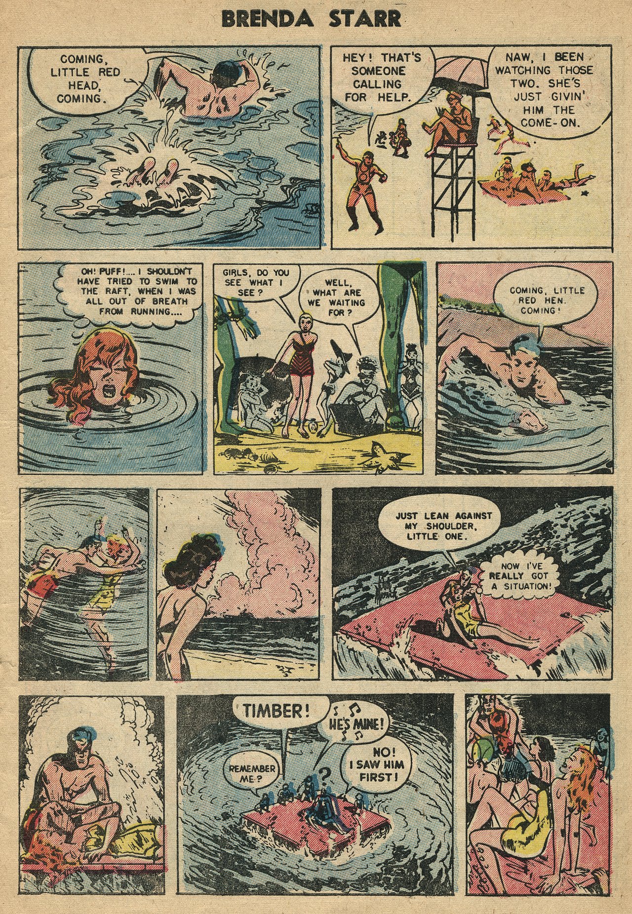 Read online Brenda Starr (1948) comic -  Issue #14 - 7