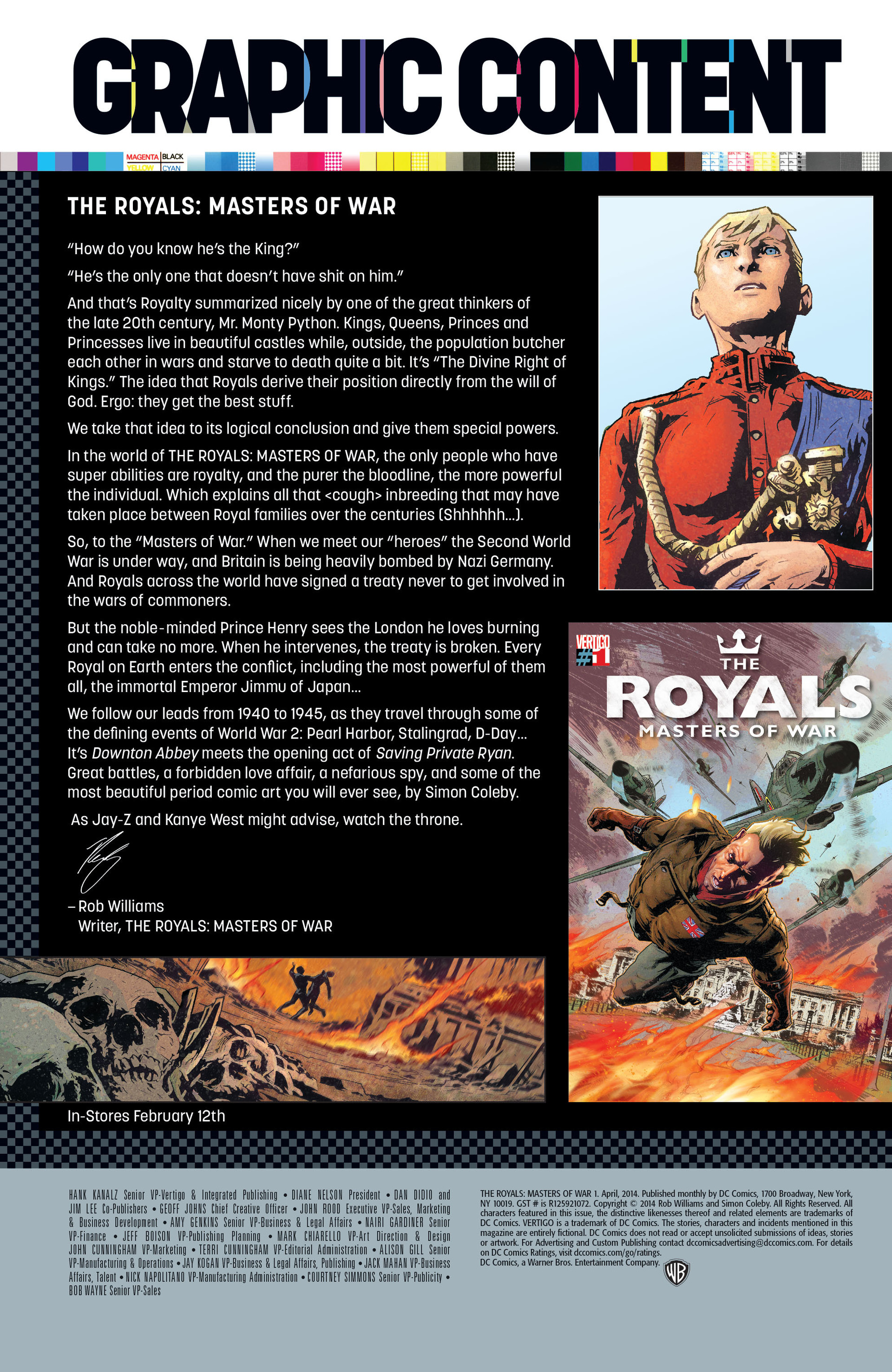 Read online The Royals: Masters of War comic -  Issue #1 - 23